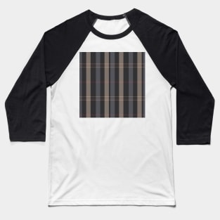 Dark Academia Aesthetic Artair 1 Hand Drawn Textured Plaid Pattern Baseball T-Shirt